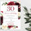 Thumbnail: Burgundy Gold Floral Birthday Invitation