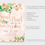 Thumbnail: Sweet as a Peach Greenery Birthday Invitation