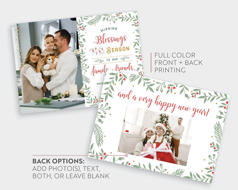 Thumbnail: DAWN | Winter Foliage Holiday Card