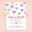 Thumbnail: Love is in the Air Pastel Candy Hearts Valentine's Day Bridal Shower Invitation