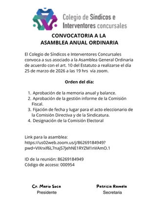 Asamblea General Ordinaria