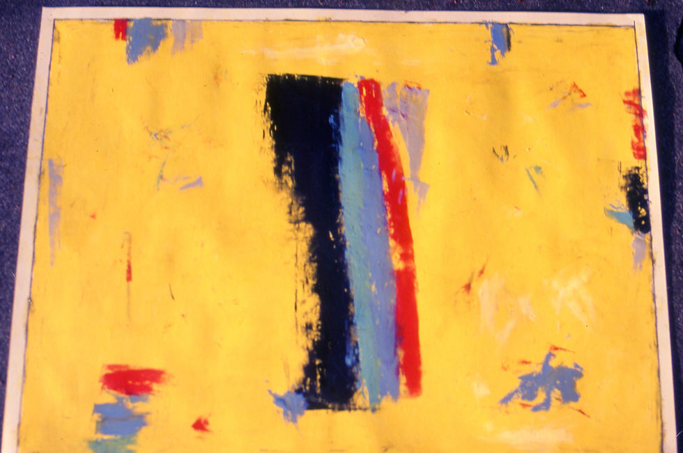 Untitled, 1989, oil stick