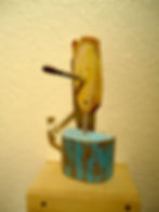 Artist waving Goodbye, 2015