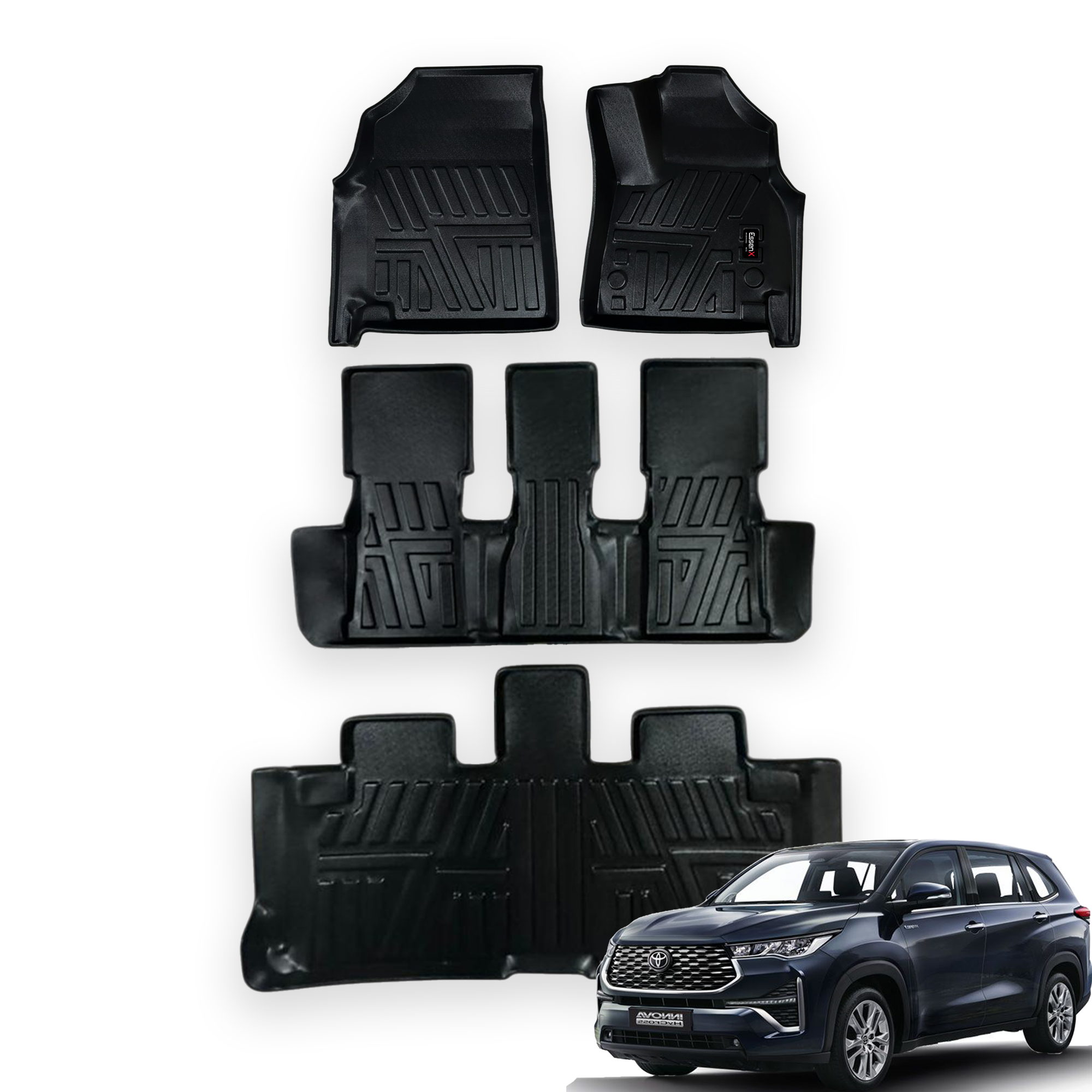 EssenMoto X 5D TPE All-Weather Car Floor Mats (HYCROSS)