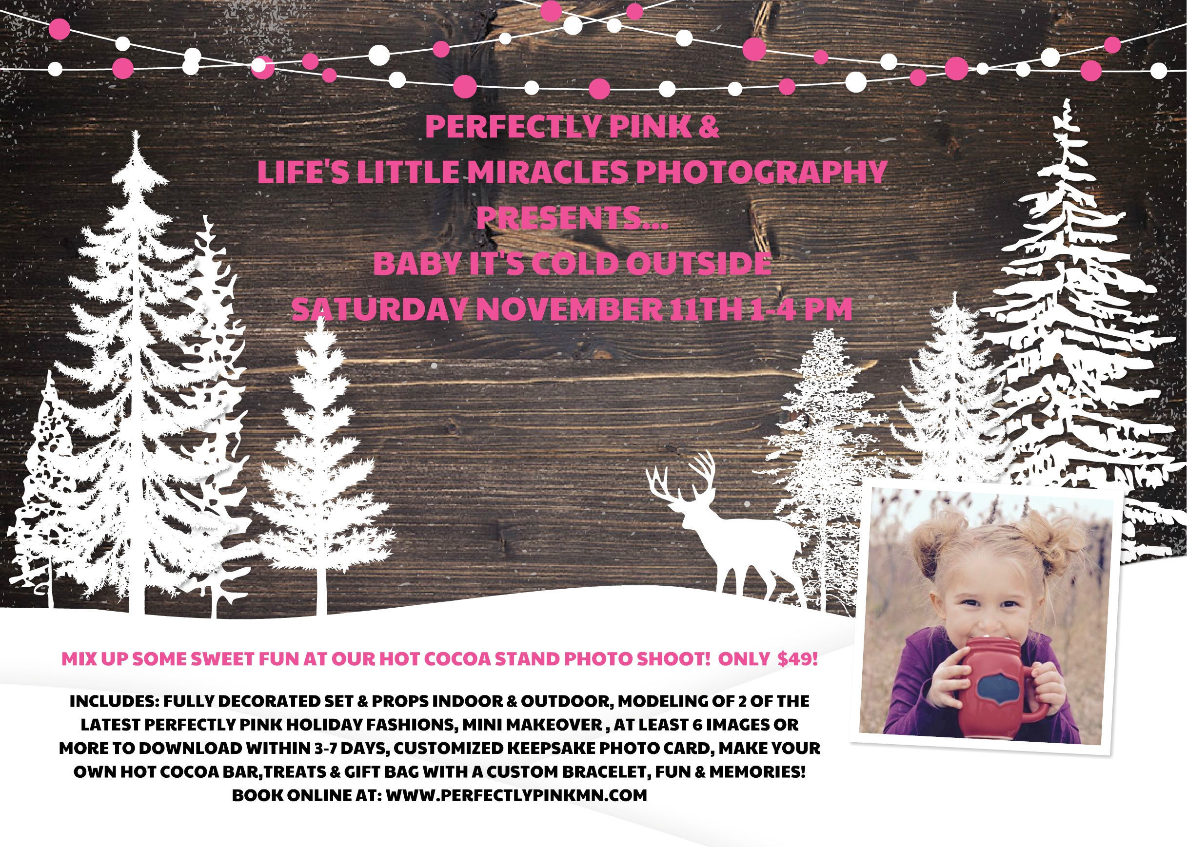 Baby It's Cold Outside Photo Shoot Event