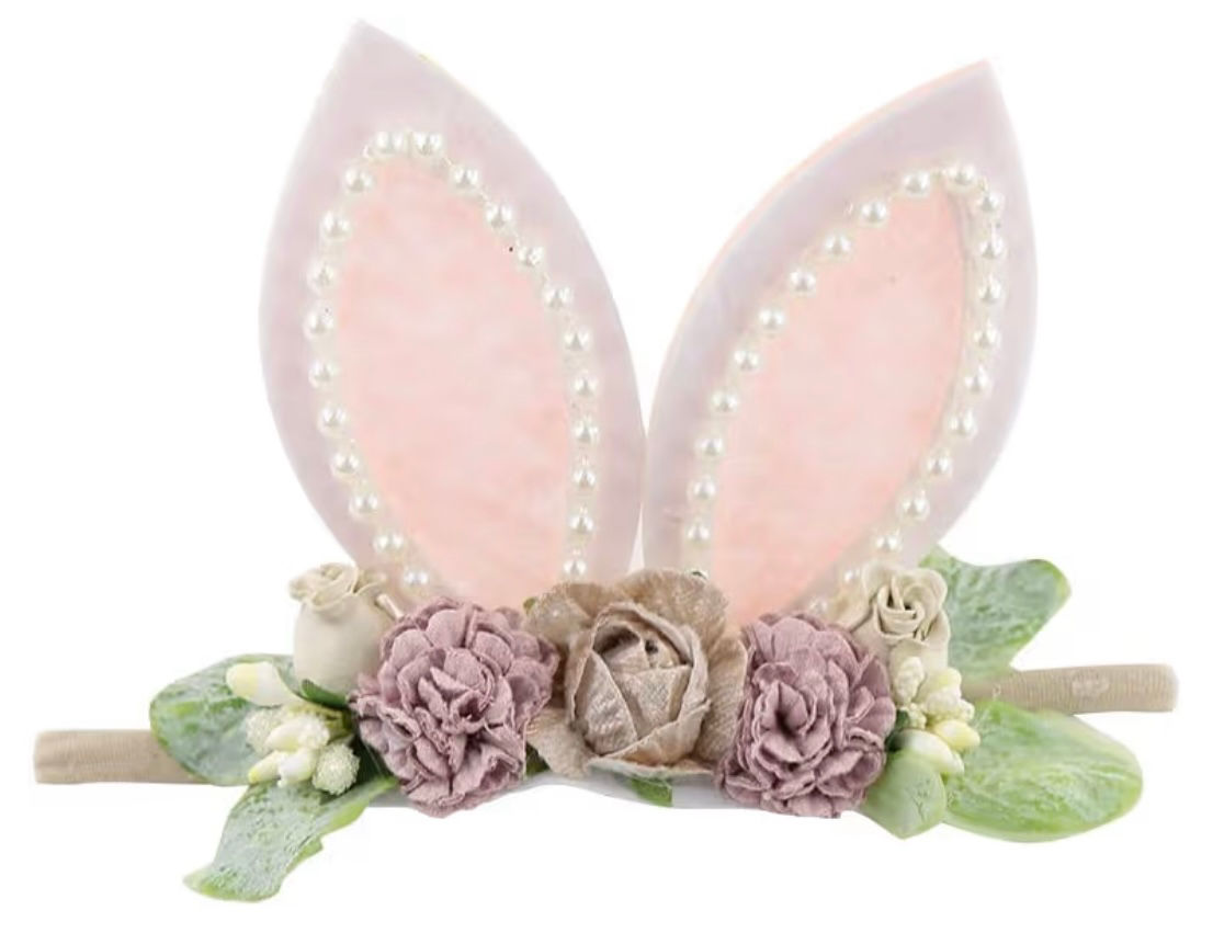 Oh So Fancy! Floral Bunny Headband