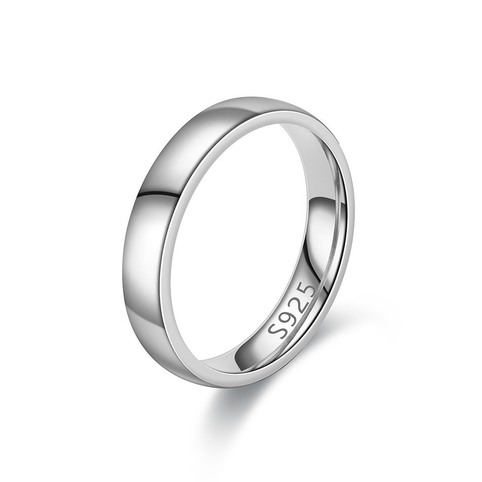 Thumbnail: Gold Plated Ring Colour Fashion Women's Simple Couple's Wedding Ring Engagement 