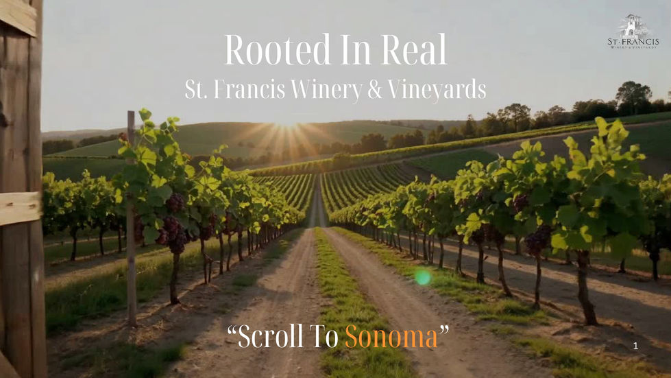 SCROLL TO SONOMA