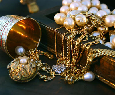 Gold Jewelry Display