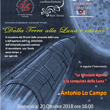 "Dalla Terra alla Luna e ritorno" 20/10/2019