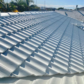 Roof, restoration, new, colour bond, tiled roof, spray painted, refreshing, 
