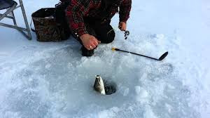 FUN ! SPRING 2017 ICE FISHING IN LOGAN LAKE BC LOG CABIN B&B
