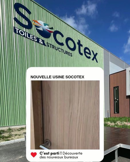 SOCOTEX démarre son déménagement ! Cap sur 2026 dans la nouvelle usine