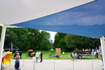 Socotex entre à l'Elysée avec sa pergola Abrivoile fabriquée en France