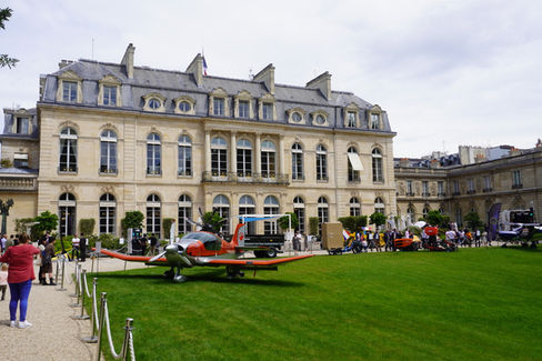 Socotex entre à l'Elysée avec sa pergola Abrivoile