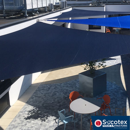 De l’originalité, de la couleur, des formes, du design et de la protection solaire avec les voiles d’ombrage sur mesure