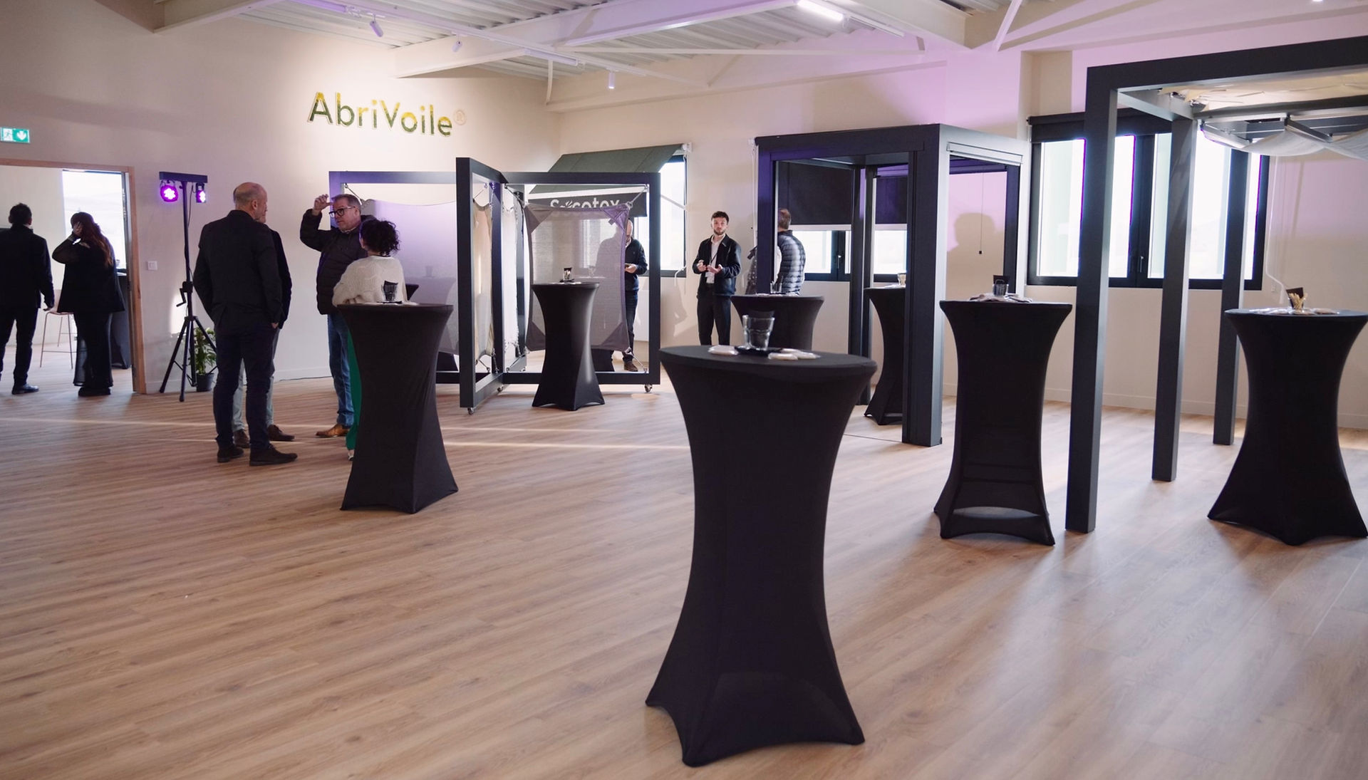 Le showroom des produits Socotex dans l'usine
