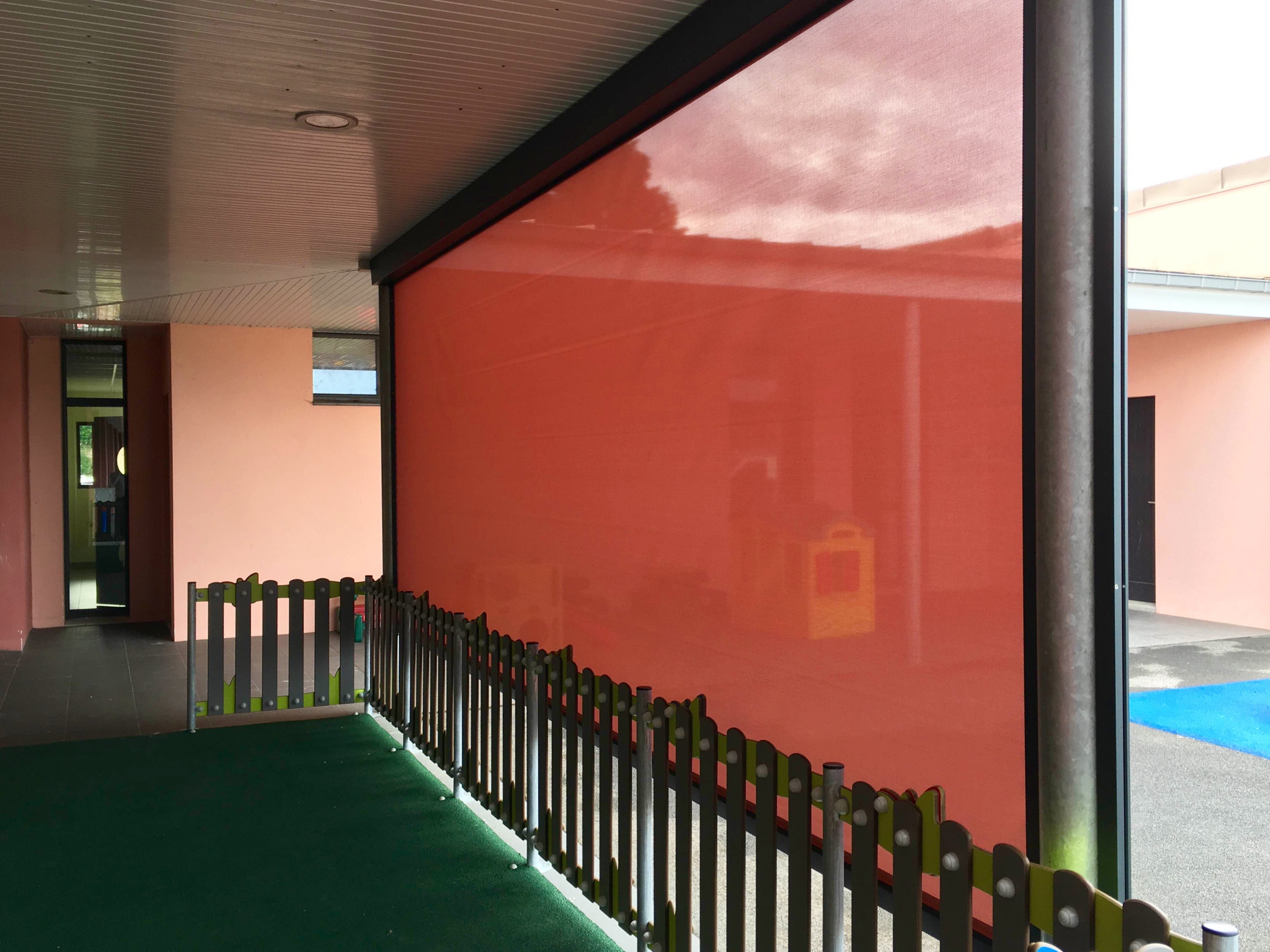 Vertical zip system blinds