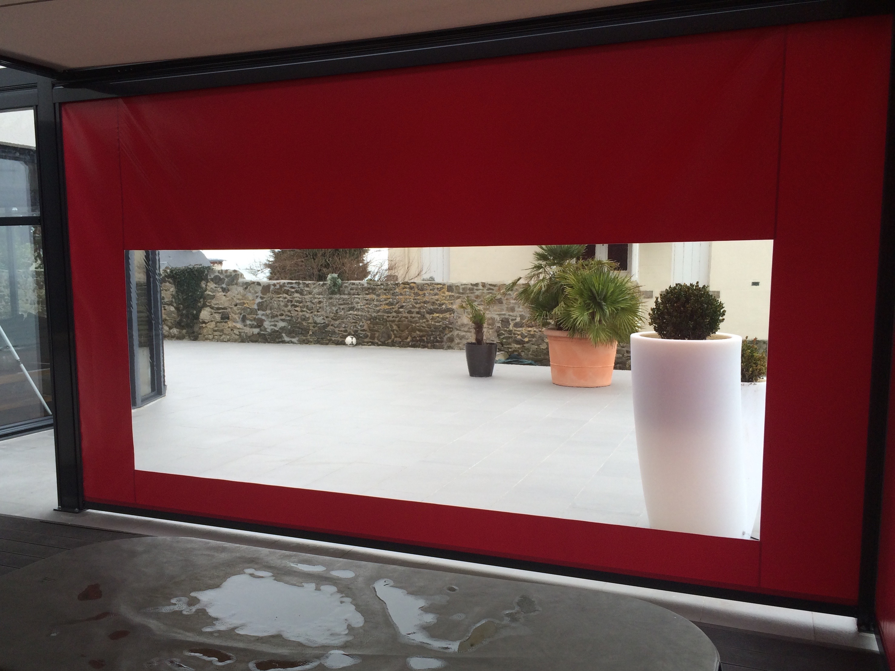 Vertical zip system blinds