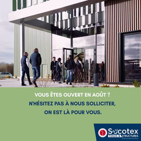 Socotex reste ouvert tout le mois d'août