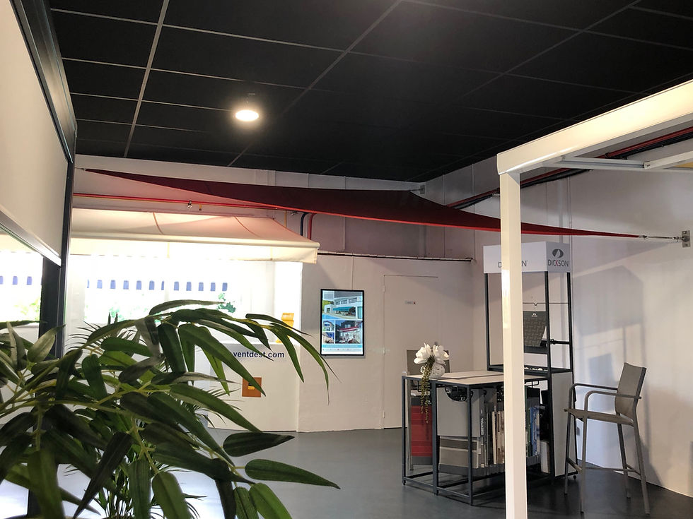 Abrivoile sur mesure pour magasin