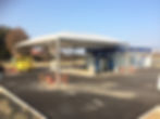Abri pour station de lavage
