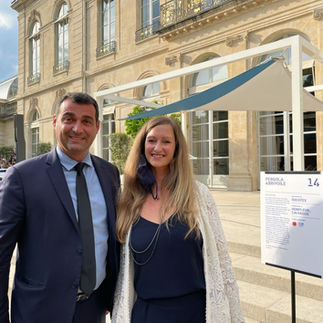 Socotex entre à l'Elysée avec sa pergola Abrivoile