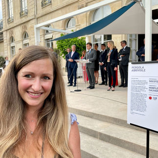 Socotex entre à l'Elysée avec sa pergola Abrivoile
