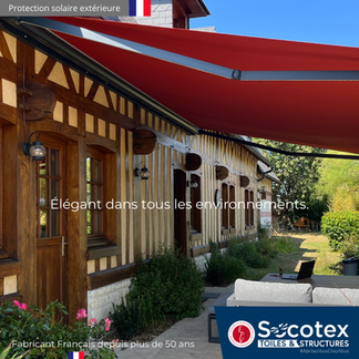 Découvrez nos stores sur-mesure de haute qualité, motorisés et connectés, avec options solaires et LED intégrées. Confort et design pour vos espaces extérieurs toute l'année