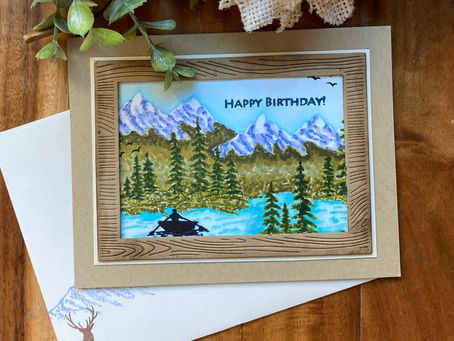Happy Birthday Nature Scene