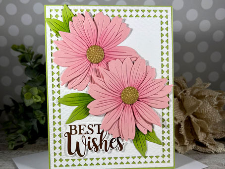 Best Wishes Pink Layered Blooms