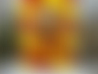 Red, Orange, and Yellow Diagonal Strips Happy Birthday Candles