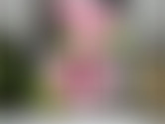 Pink and Silver Statement Flower Happy Birthday