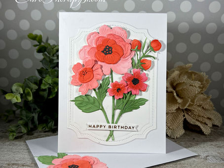 Vintage Florals Happy Birthday