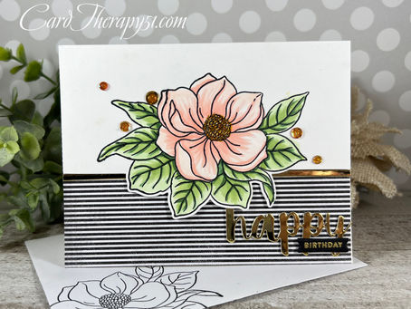 Magnificent Magnolia on the Edge Happy Birthday