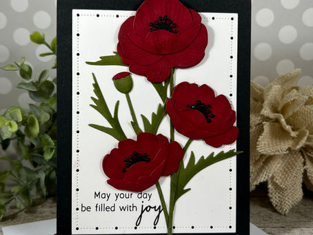 Red Poppies May Your Day be Filled with Joy