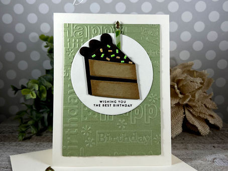 Wishing You the Best Birthday Slice of Cake