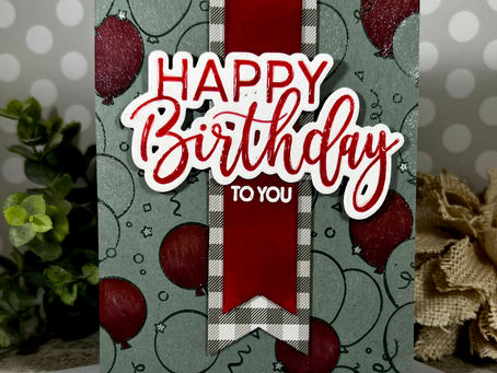 Birthday Balloons Background Happy Birthday