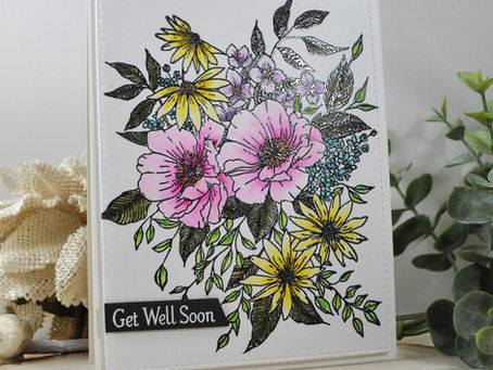 A Bouquet of Blossoms Get Well Wishes