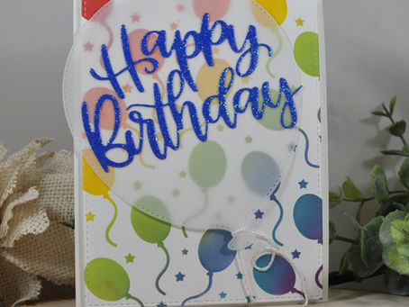 Happy Birthday Balloon Background