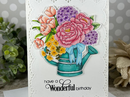 Garden Bouquet Have a Wonderful Birthday