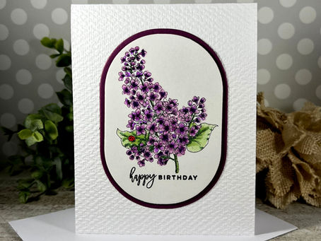 French Lilac Happy Birthday