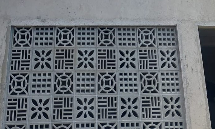 Miniatura: Cobogó - Elemento Vazado 4 Pontas 39x39x7cm - UN