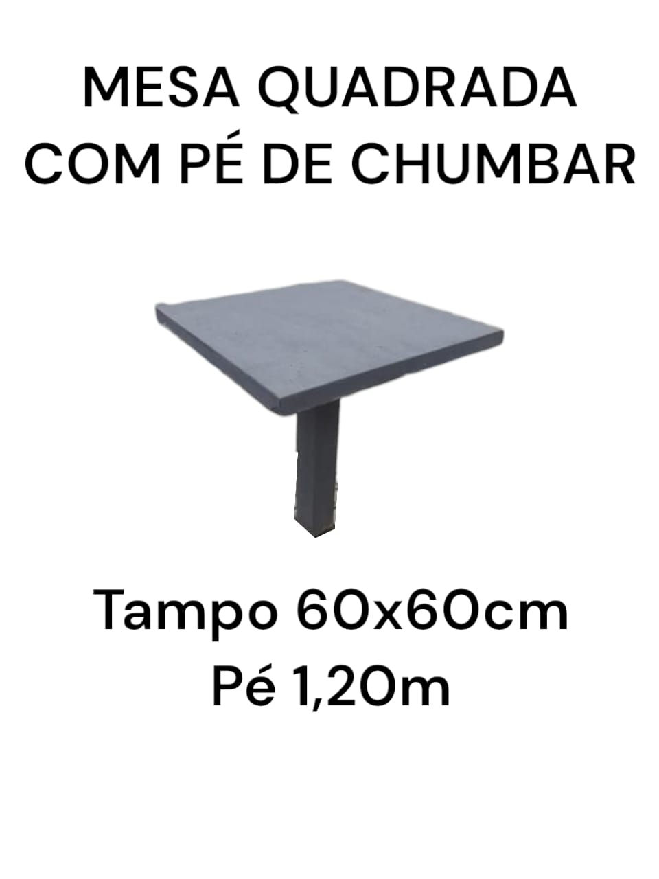 Mesa Quadrada 60x60