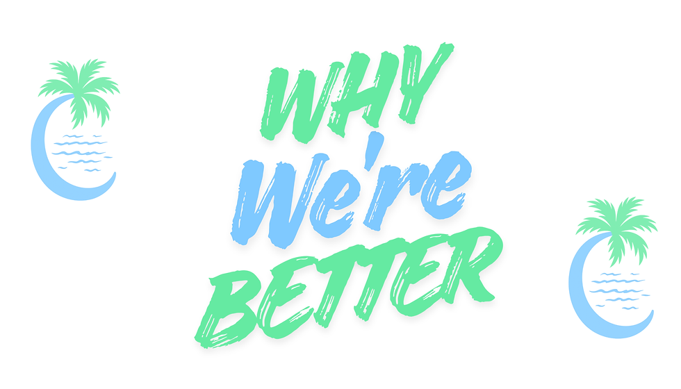 We're not just better. We're the BEST.