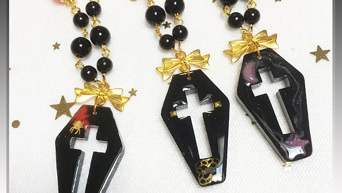 Cross Coffin Necklace