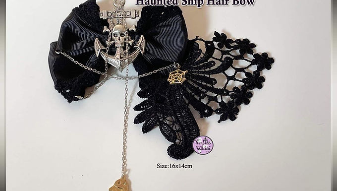 Halloween Special Haunted Ship Hair Bow