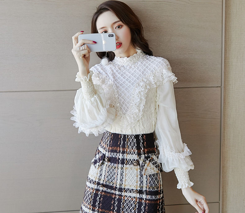 Thumbnail: French Refined Lace Blouse