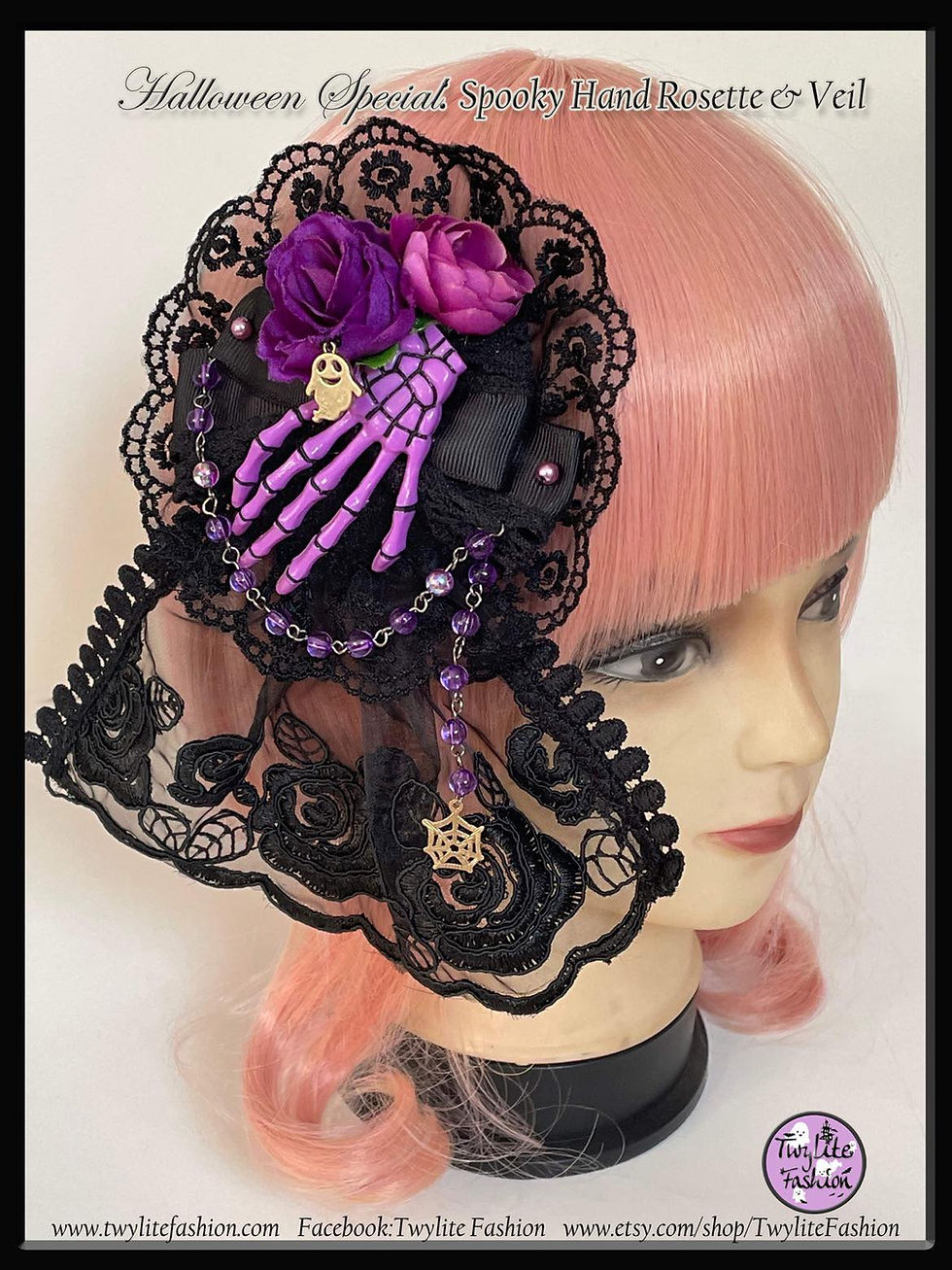 Thumbnail: Halloween Special - Spooky Hand Rosette & Veil