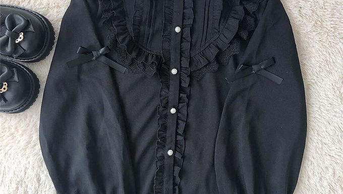 Frilly Bell Sleeve Blouse